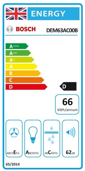 Bosch DEM63AC00B, Integrated cooker hood - Image 6