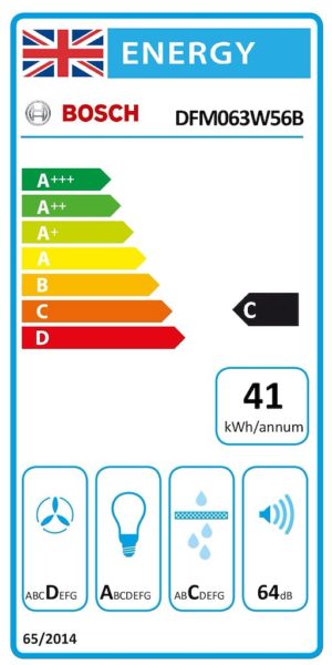 Bosch DFM063W56B, Telescopic cooker hood - Image 2