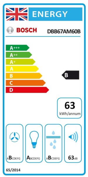 Bosch DBB67AM60B, Integrated Design Hood - Image 3