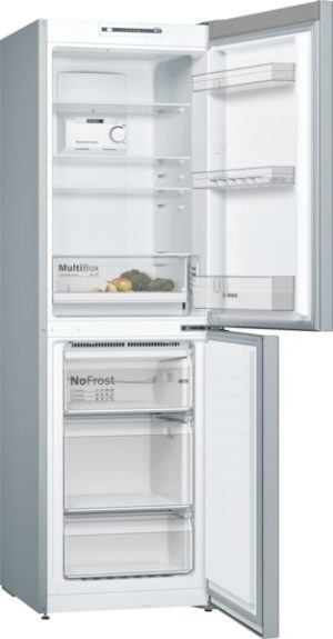 Bosch KGN34NLEAG, Free-standing fridge-freezer with freezer at bottom - Image 2