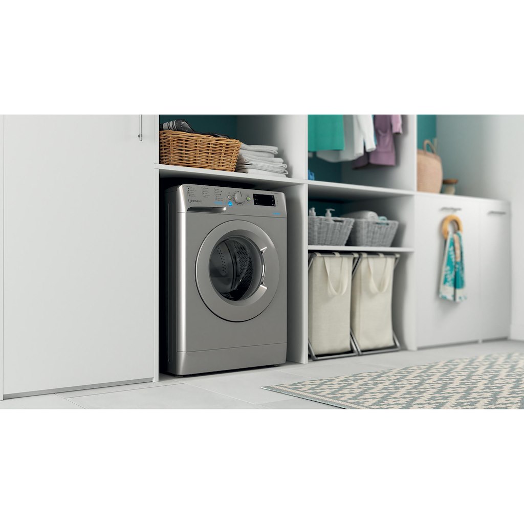 Indesit BWE 71452 S UK N Innex Washing Machine - Silver - Image 5