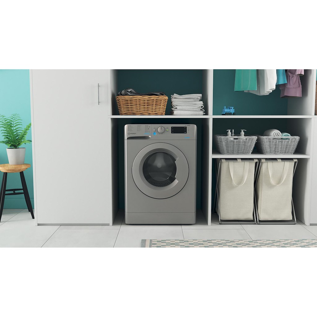 Indesit BWE 71452 S UK N Innex Washing Machine - Silver - Image 6