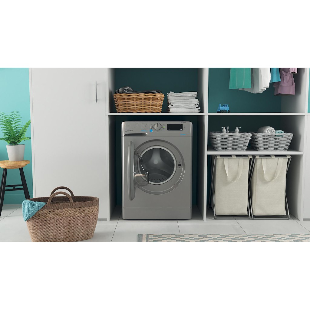 Indesit BWE 71452 S UK N Innex Washing Machine - Silver - Image 8
