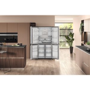 Hotpoint HQ9IMO2LG Plumbed Total No Frost American Fridge Freezer - Stainless Steel - Image 6