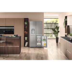 Hotpoint HQ9IMO2LG Plumbed Total No Frost American Fridge Freezer - Stainless Steel - Image 7