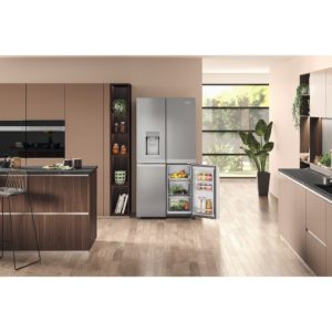 Hotpoint HQ9IMO2LG Plumbed Total No Frost American Fridge Freezer - Stainless Steel - Image 9