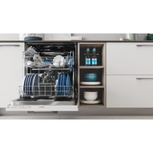 Indesit DIE 2B19 UK Ecotime Integrated Dishwasher - White - Image 2