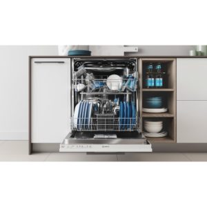 Indesit DIE 2B19 UK Ecotime Integrated Dishwasher - White - Image 8