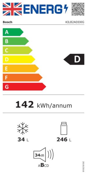Bosch KIL82ADD0G, built-in fridge with freezer section - Image 5