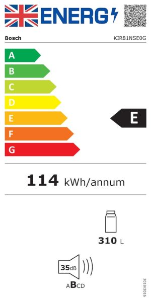 Bosch KIR81NSE0G, Built-in fridge - Image 3