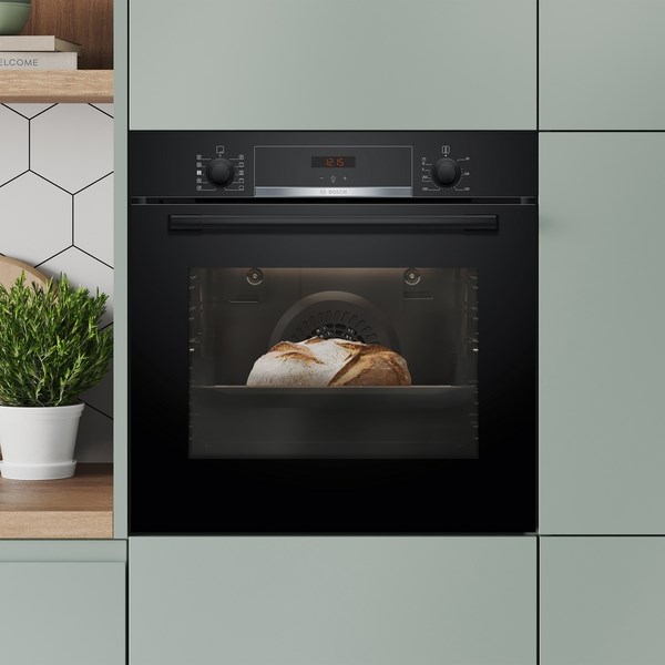 Bosch HQA534BB3B, Built-in oven with added steam function - Image 2