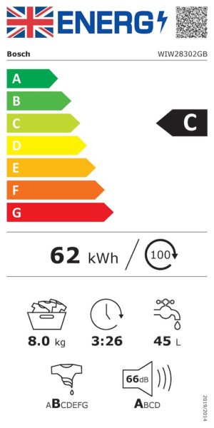 Bosch WIW28302GB, Built-in washing machine - Image 8