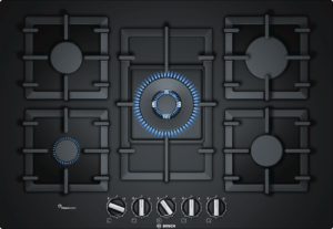 Bosch PPQ7A6B90, Gas hob