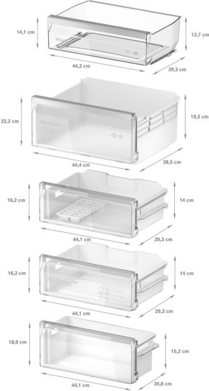 Bosch KIN96VFD0, Built-in fridge-freezer with freezer at bottom - Image 6