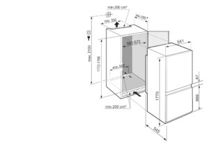 Liebherr ICNSf5103 Fully Integrated Fridge Freezer - Image 4