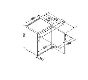 Liebherr TP1414 Undercounter Fridge - Image 4