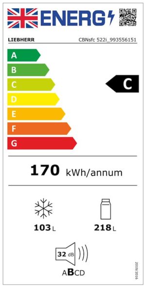 Liebherr CBNsfc522i Freestanding Fridge Freezer with BioFresh and NoFrost - Image 9