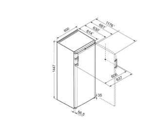 Liebherr Ksl3130 Freestanding Fridge - Image 6