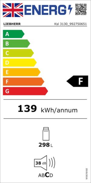 Liebherr Ksl3130 Freestanding Fridge - Image 7