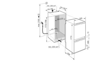 Liebherr ICBNd5163 Fully Integrated Fridge Freezer - Image 4