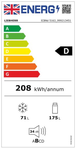 Liebherr ICBNd5163 Fully Integrated Fridge Freezer - Image 5