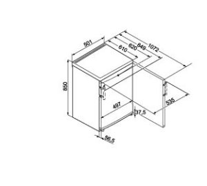 Liebherr T1410 Undercounter Fridge - Image 4