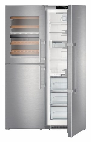 Liebherr SBSes8496 645L Freestanding Fridge Freezer & Wine Side by Side Combination - Image 3