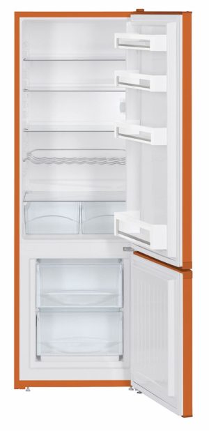 Liebherr CUno2831 55cm Wide Neon Orange Fridge Freezer - Image 2