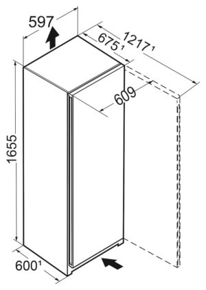 Liebherr Rsfe5020 Freestanding Larder Fridge - Image 2