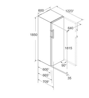 Liebherr Kef4330 Larder Fridge - Image 2