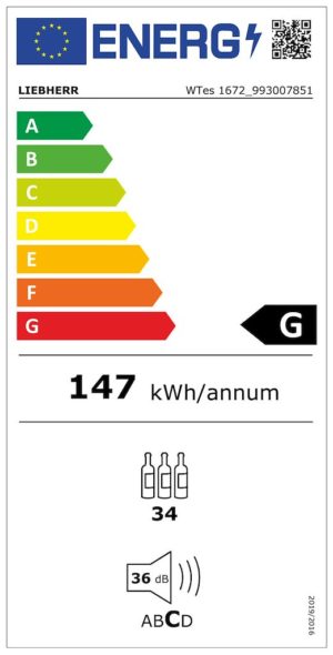 Liebherr WTes1672 34 Bottle Wine Cabinet - Image 4