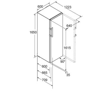 Liebherr Kef3730 Freestanding Fridge - Image 8