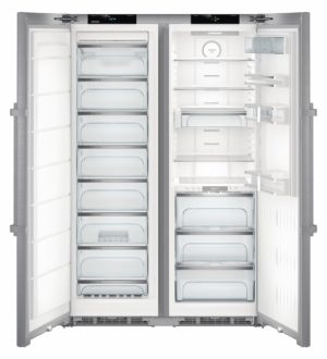 Liebherr SBSes8773 635L Freestanding Fridge Freezer Side by Side Combination - Image 2