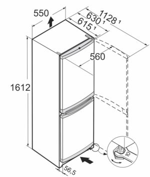 Liebherr CUel2831 55cm Wide Fridge Freezer - Image 7