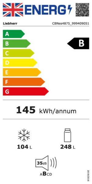 Liebherr CBNes4875 Fridge Freezer - Image 5