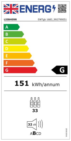 Liebherr EWTgb1683 33 Bottle 2-Zone Built-In Wine Cabinet - Image 8