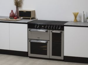 Creda C90RCCCS 90cm 3 Cavity Contemporary Ceramic Range Cooker - Image 2