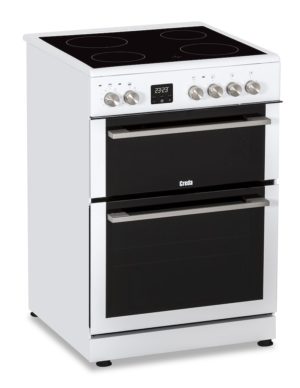 Creda C60CDOW 60cm Freestanding Ceramic Double Oven Cooker - Image 2