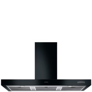 Smeg KS110BLE 110cm Symphony Chimney Hood Gloss, Black