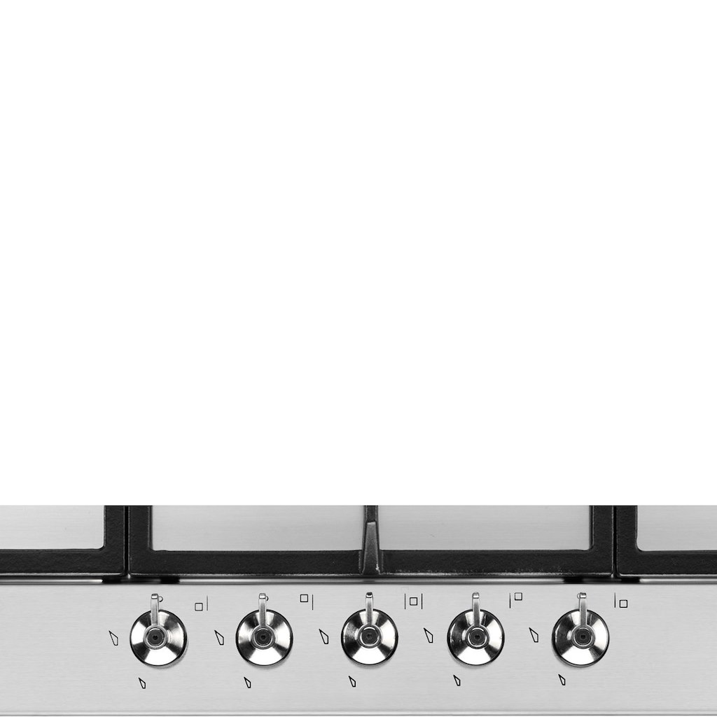 Smeg PX375 73cm Classic Gas Hob, Stainless Steel - Image 7