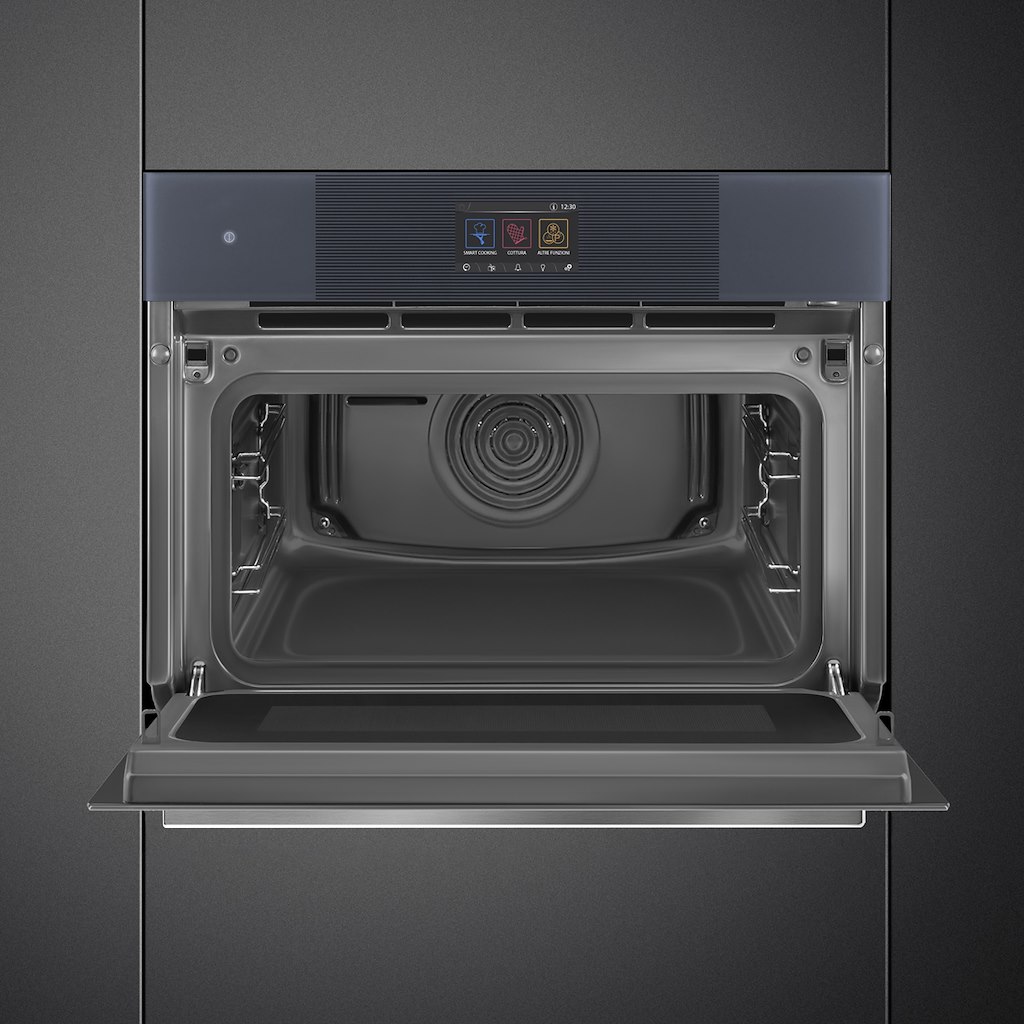 Smeg SO4104APG 45cm Linea Omnichef Oven, Neptune Grey - Image 5