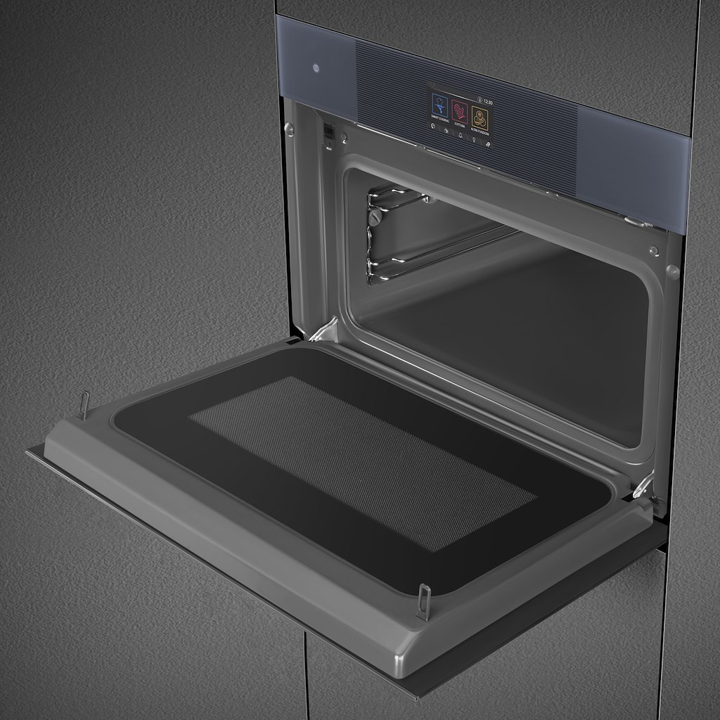 Smeg SO4104APG 45cm Linea Omnichef Oven, Neptune Grey - Image 7