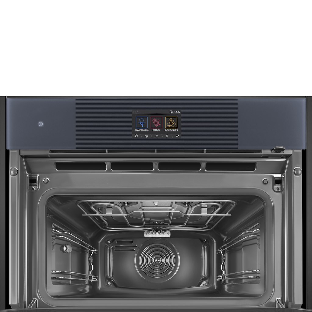 Smeg SO4104APG 45cm Linea Omnichef Oven, Neptune Grey - Image 8