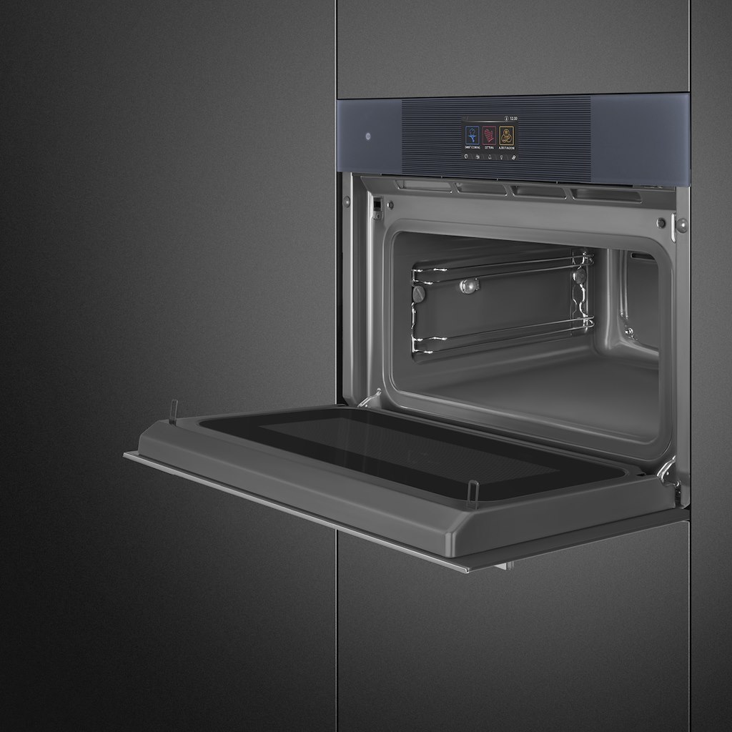 Smeg SO4104APG 45cm Linea Omnichef Oven, Neptune Grey - Image 9