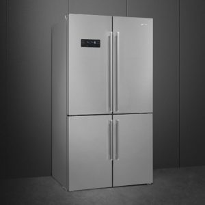 Smeg FQ60XDF 92cm Four Door Fridge Freezer, Stainless Steel Effect - Image 2