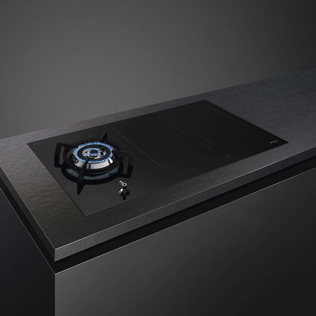 Smeg PM3953D 90cm Eclipse Mixed Fuel Hob 1 Gas Burner 2 Induction Multizones - Image 7