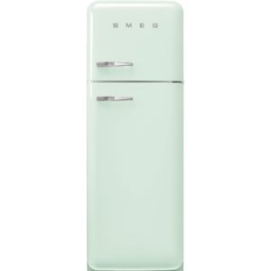 Smeg FAB30RPG5UK 60cm 50s Style Right Hand Hinge Freezer over Fridge, Pastel