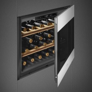 Smeg CVI321X3 45cm Height Classic Wine Cooler with Reversible Hinge, Stainless Steel - Image 4