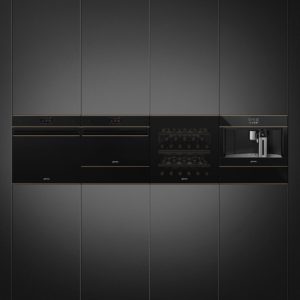 Smeg CPRT615NR 15cm Height Dolce Stil Novo Warming Drawer, Black Glass - Image 3