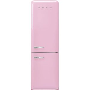 Smeg FAB32RPK5 60cm 50s Style Right Hand Hinge Fridge Freezer, Pink